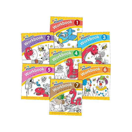 Jolly Phonics Workbook 1-7 (Complete Set)