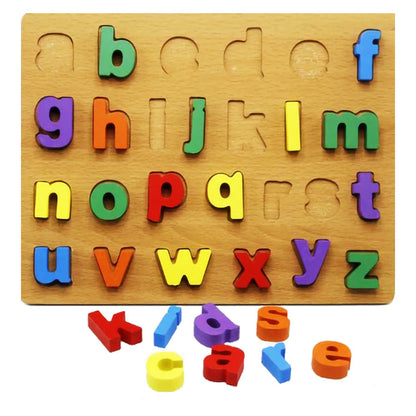 Wooden 3D Small abc Alphabets Puzzle - WP007
