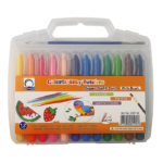 Omega Colorix Silky Twister Crayons 12 Color Pack No.CGT-12