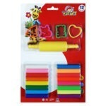 Kid Art 16 Clay with Rolling Pin & Molds No.B200