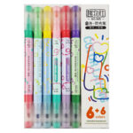 Ququ Wushe Double Ended Highlighter (6+6) No.965