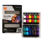 Keep Smiling Acrylic Paint Set of 12 Tubes 30ml - B4030-12
