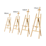 Giorgione Wooden Easel (90cm - 120cm - 150cm - 175cm)