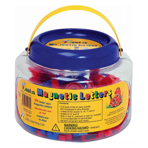 Jolly Phonics Magnetic Letters (Jar)